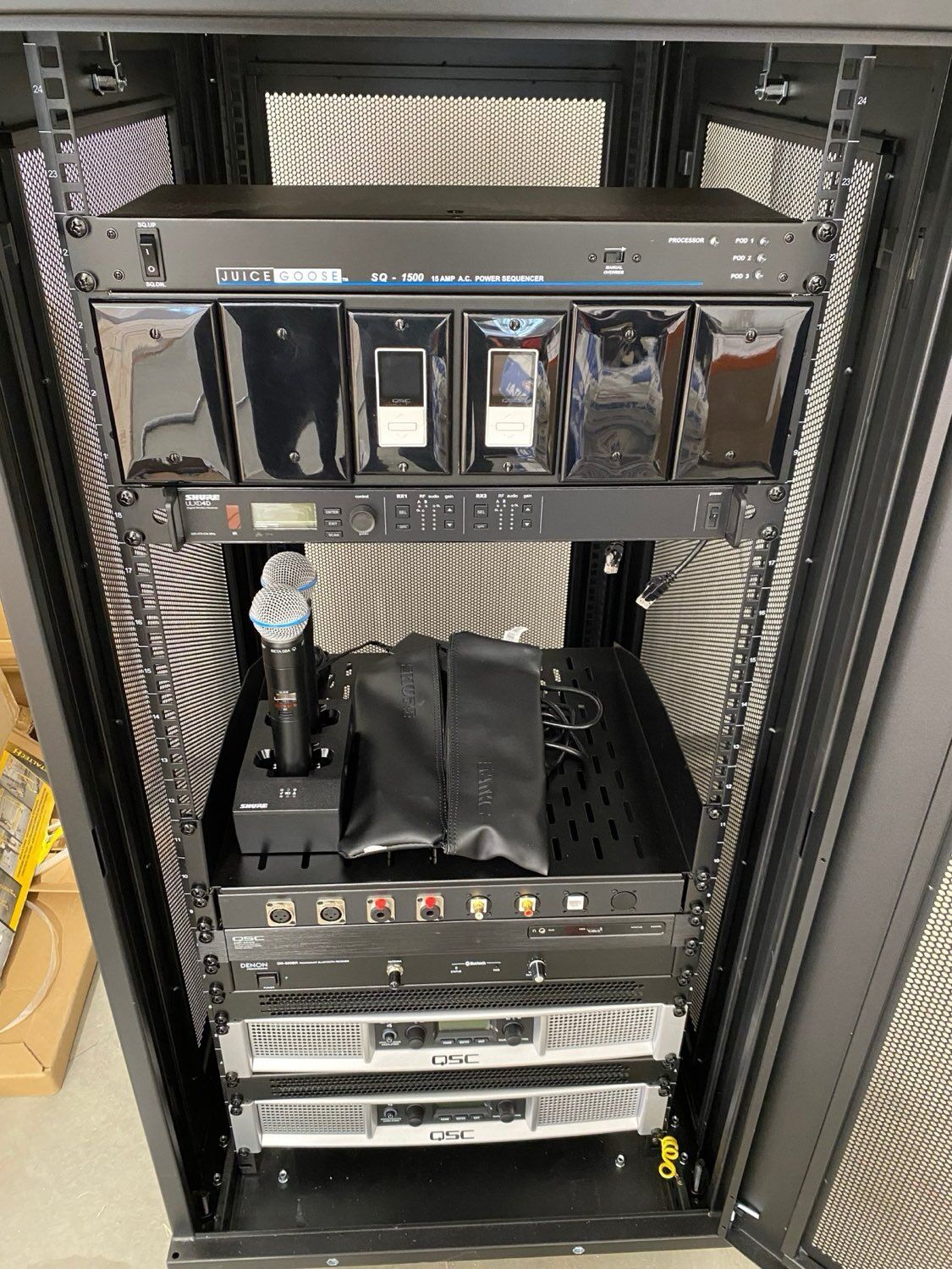 Warehouse NVR and recording rack